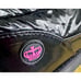 Juicy Couture Kissie Women's Winter Boots black pink logo lightweight warm SZ 6