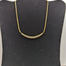 VTG 1980s Vintage Swarovski Short Crystallized Necklace