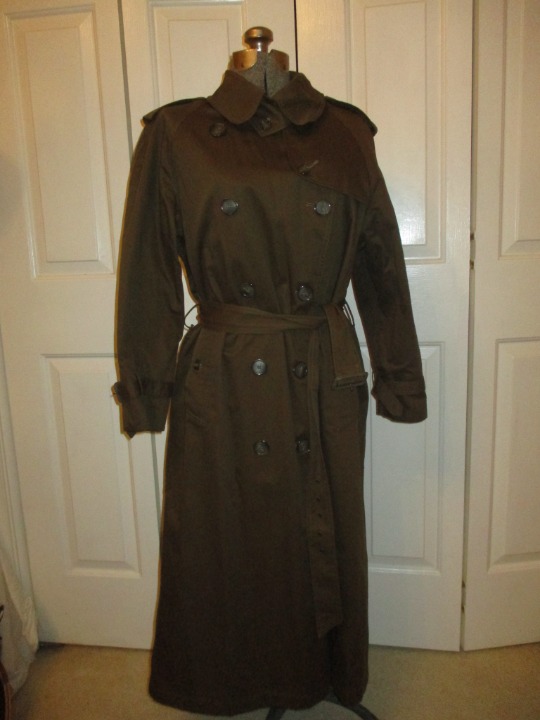GWC Good Work Cloths belted trench coat