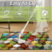 Block Game Rug Teen Boys Carpet with Pixel Game Element Decoration Mat