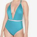 VICTORIA'S SECRET Rhinestone Shine Strap Montanita Plunge One-piece Bodysuit !