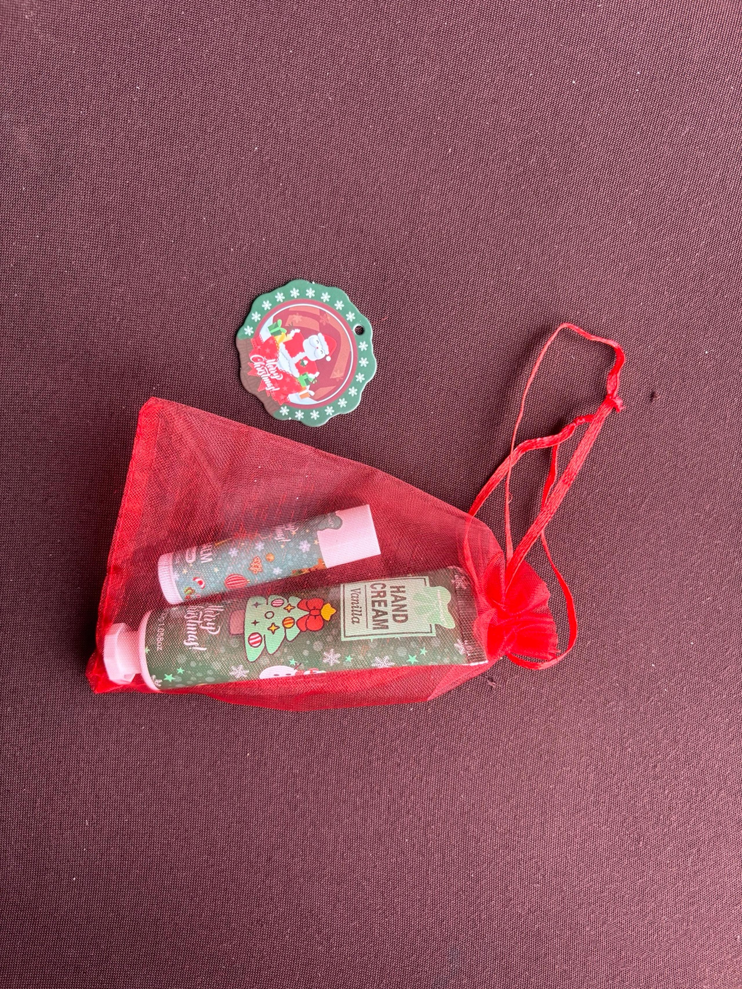 Christmas stocking stuffers lotion and chapstick duo - Vanilla and Watermelon