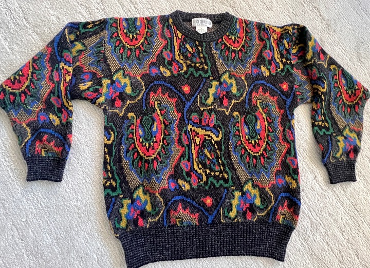 90's Paisley Pullover - French Connection - Size Small - Gender Neutral