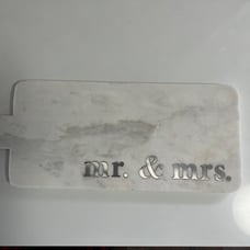 Mr & Mrs Cutting Board