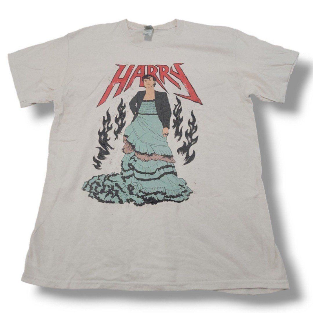 Harry Styles Shirt Size Large By Gildan Harry Graphic Tee Graphic Print T-Shirt