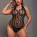 Plus size elegant lingerie bodysuit