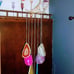 Tree of Life Agate Slice Wind Chime, Handmade 7 Chakra Stone Healing Crystal