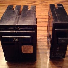 Lot of 2: Crouse Hinds HACR Type Circuit Breakers :: 30A 2P + 20A 1P :: FREE SH