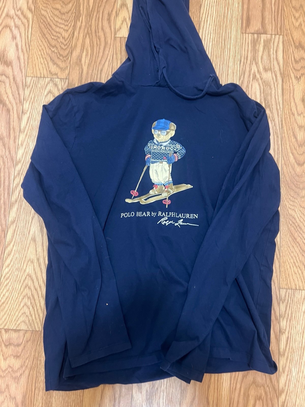 Polo Bear by Ralph Lauren Hoodie | Ski Bear Graphic | Size Large