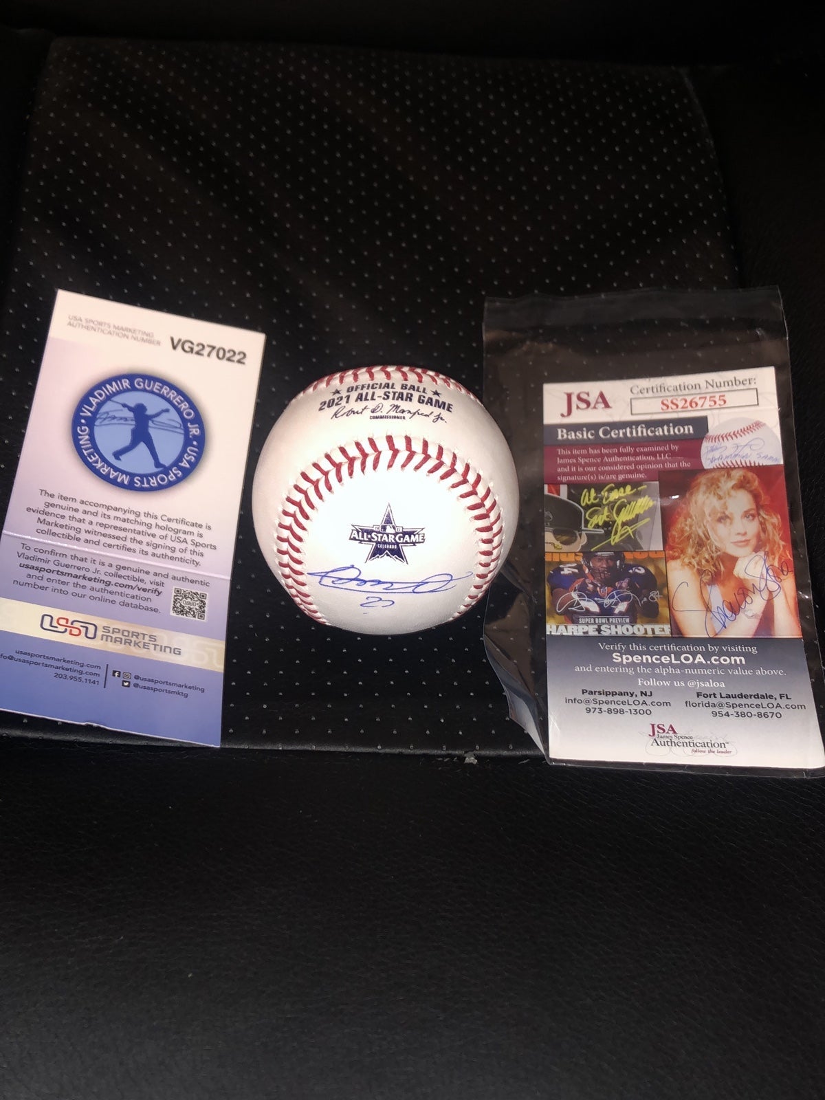Vladimir Guerrero Jr. Signed 2021 All-Star Game Baseball (JSA & USASM)