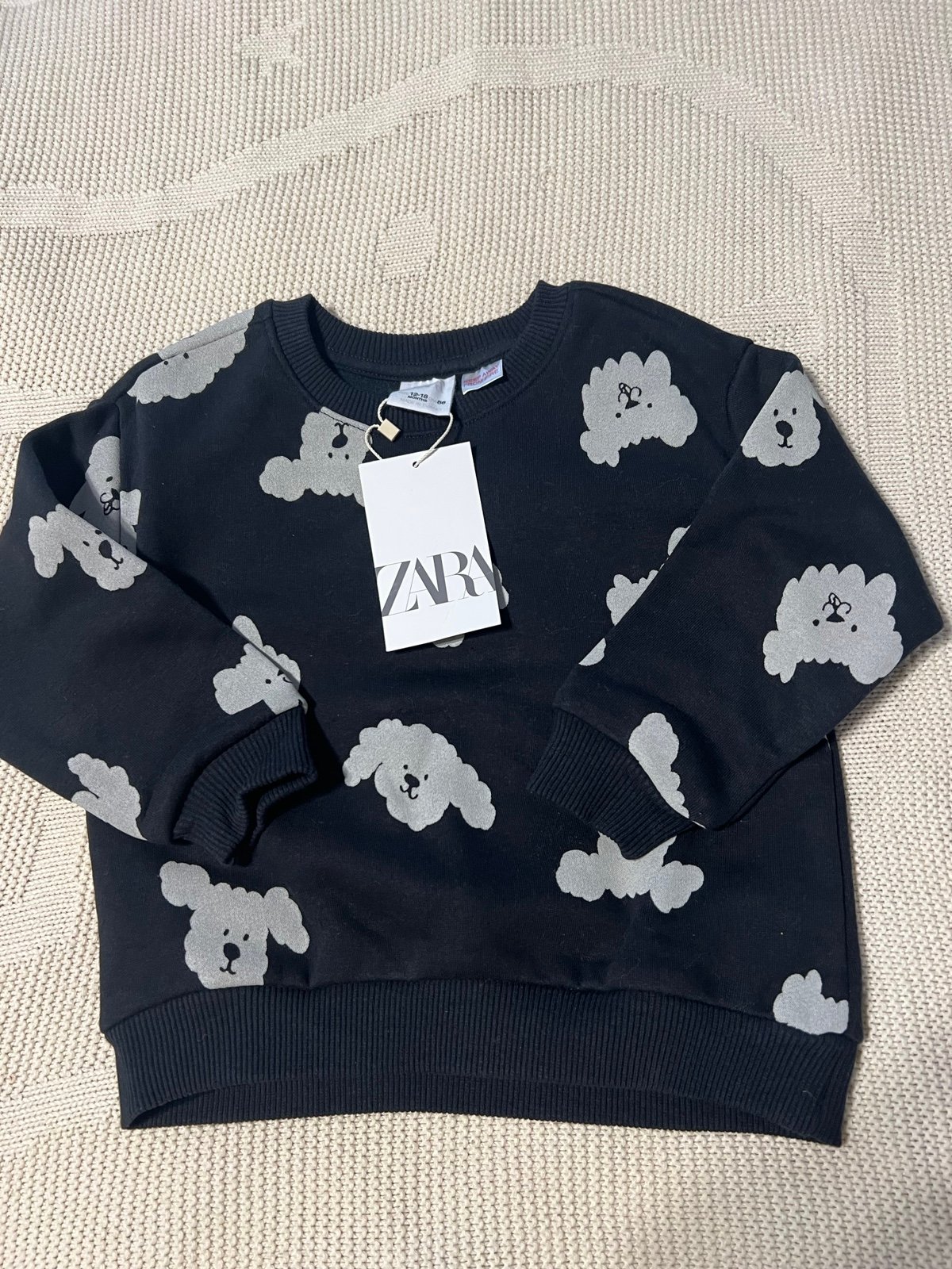 zara new sweatshirt sz 12-18 m