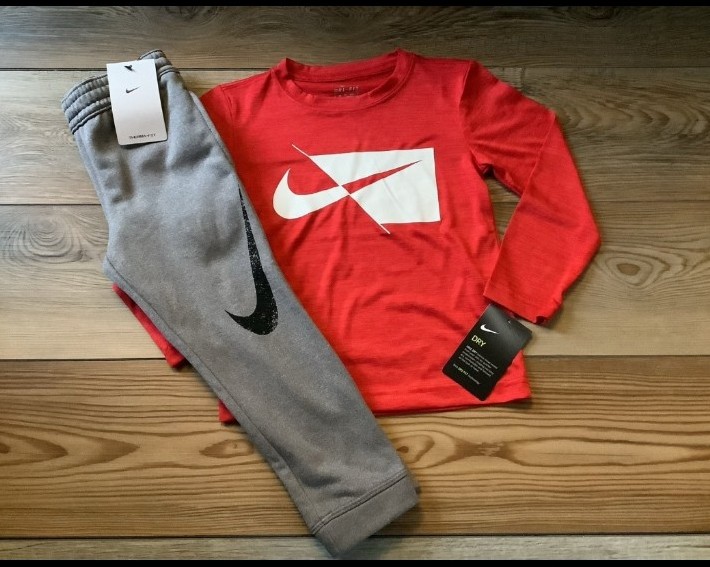 Nike boys DRIFIT shirt & jogger outfit size 4(NWT)~PRICE IS FIRM, NO OFFERS ~
