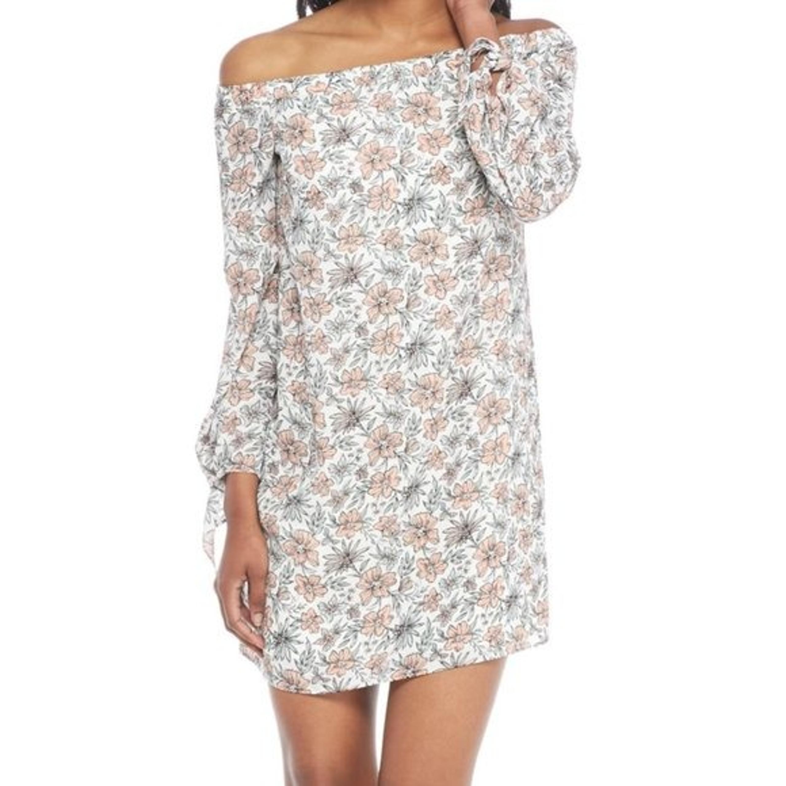 Sam Edelman Off the Shoulder Ditsy Dress