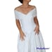 Vtg 1980s Scott McClintock gown Princess floral dress Lace Off-the-Shoulder Sz 4