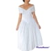 Vtg 1980s Scott McClintock gown Princess floral dress Lace Off-the-Shoulder Sz 4