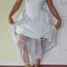 Vtg 1980s Scott McClintock gown Princess floral dress Lace Off-the-Shoulder Sz 4