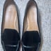 EVERLANE The Modern Black Patent Leather Pointy Toe Slip On Loafer Sz 9