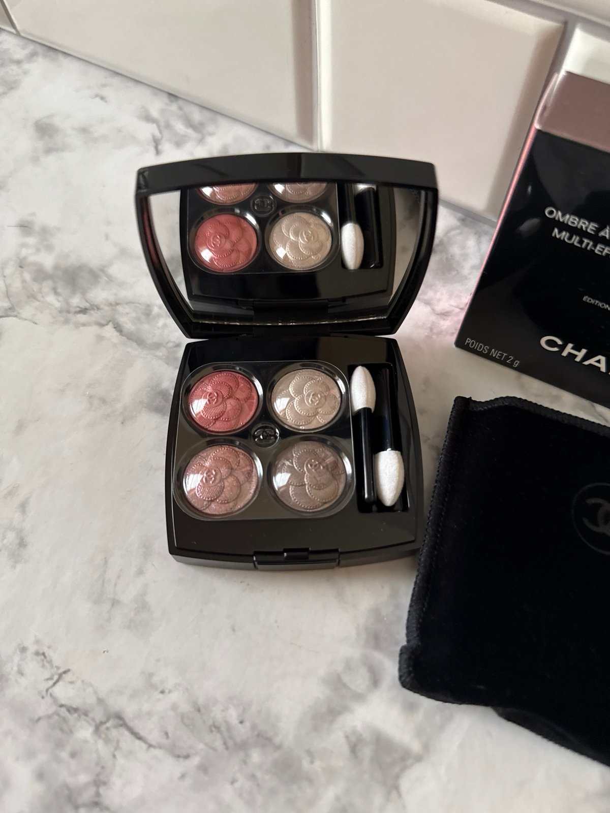 Chanel Les 4 Ombres 387 UTOPIA Limited Edition Camelia