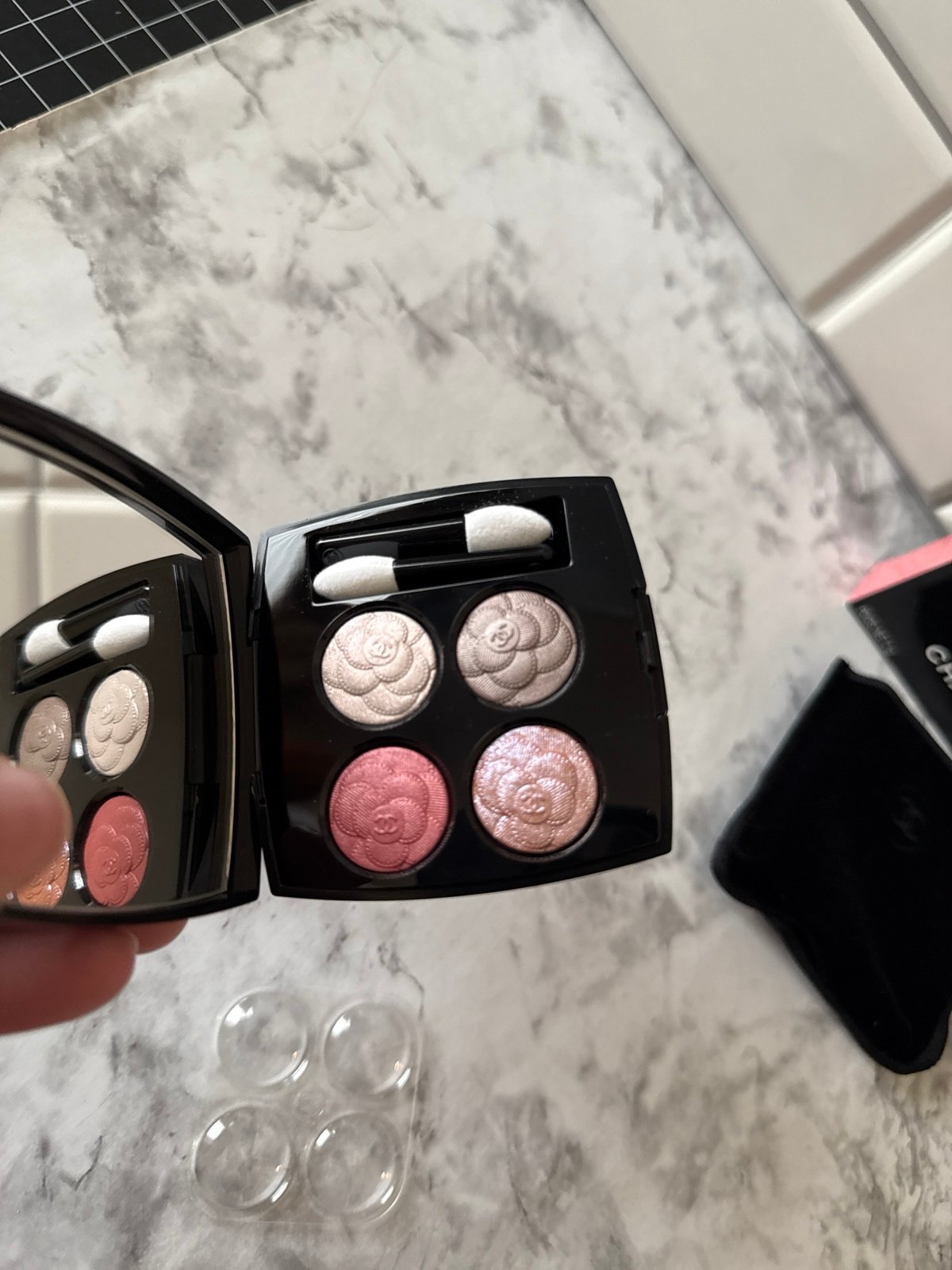 Chanel Les 4 Ombres 387 UTOPIA Limited Edition Camelia
