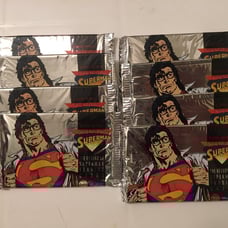 Eight 1993 Vintage Skybox 'The Return Of Superman' Booster Packs