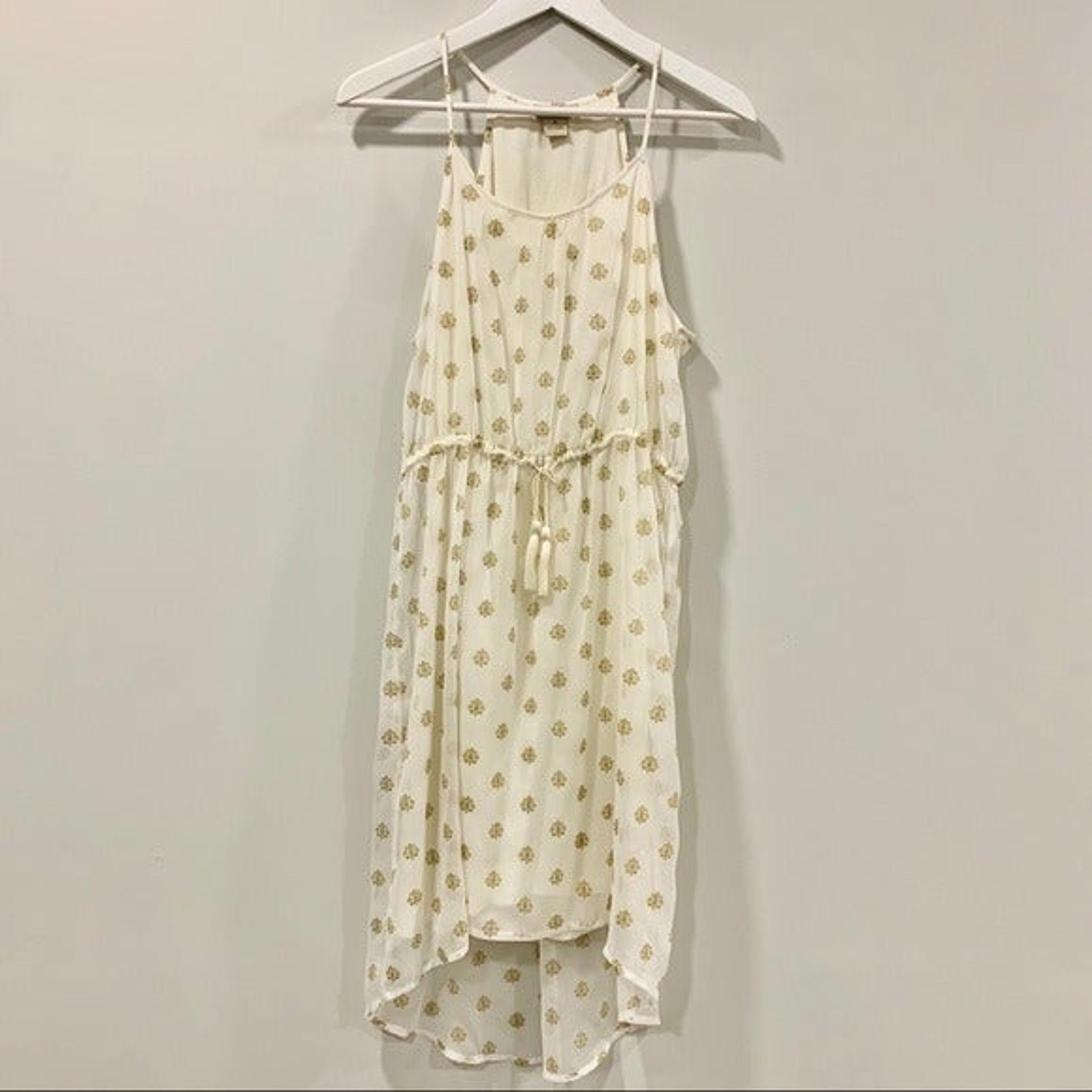NWOT Lucky Brand Sheer High Low Dress