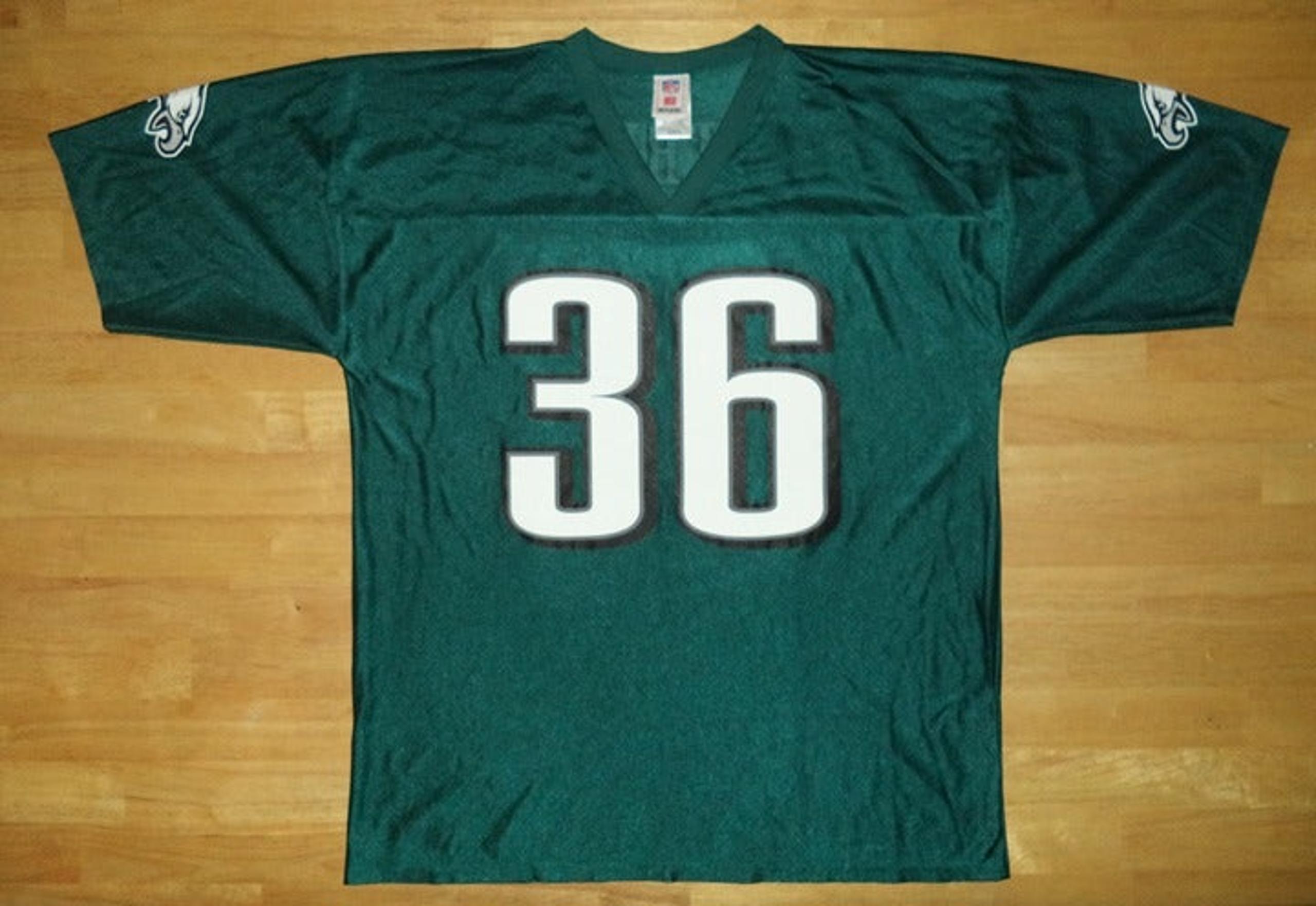 BRIAN WESTBROOK NFL Players PHILADELPHIA EAGLES #36 Green Jersey - Adult XL