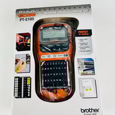 Brother P-Touch Edge PT-E105 Handheld Industrial Electric Label Maker - NEW