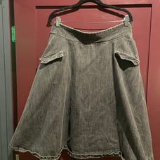 TOBS thread & mitre collection denim circle pinup swing skirt 50’s 2XL