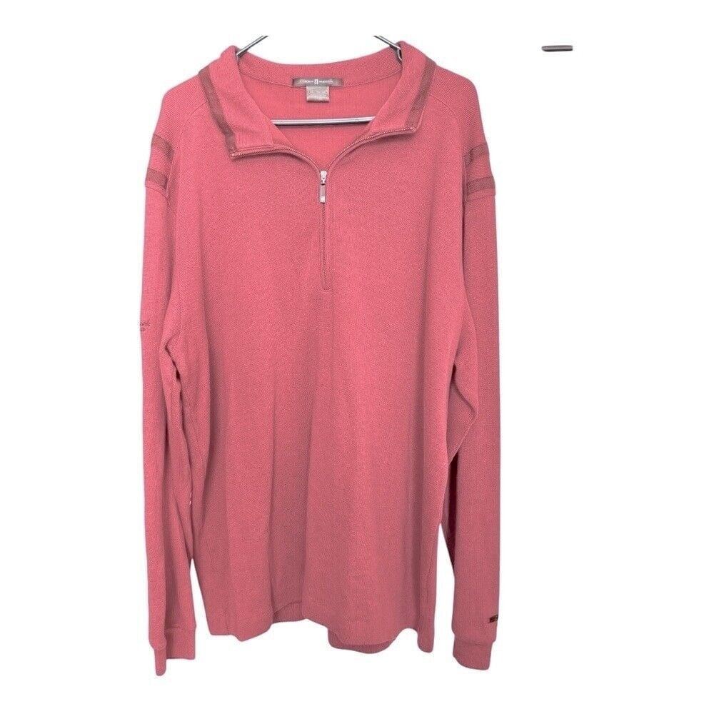 Nike Tiger Woods Quarter-Zip Pullover Men's XXL Brier Creek Country Club Maroon