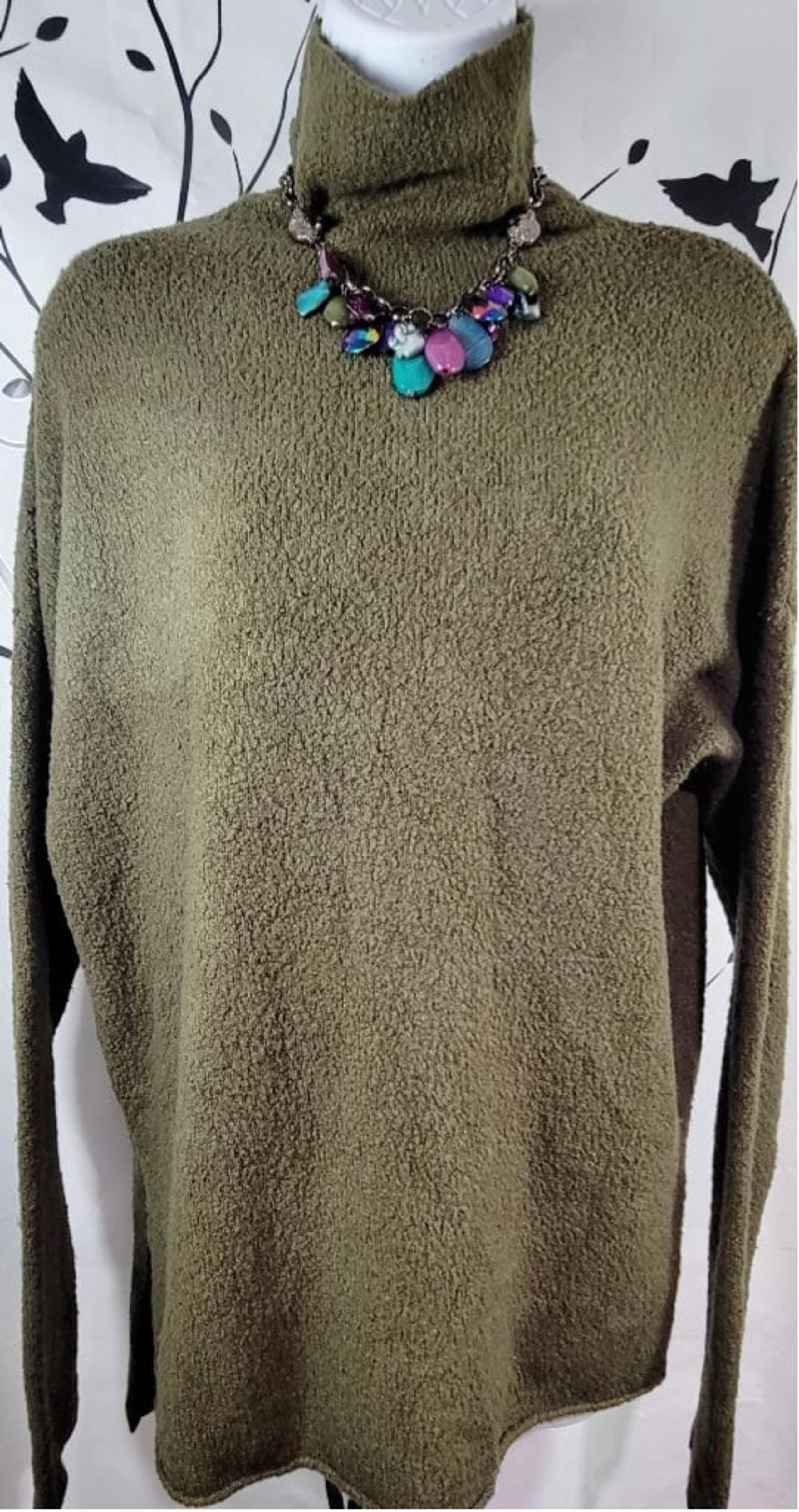 French Connection high low turtleneck sweater size small