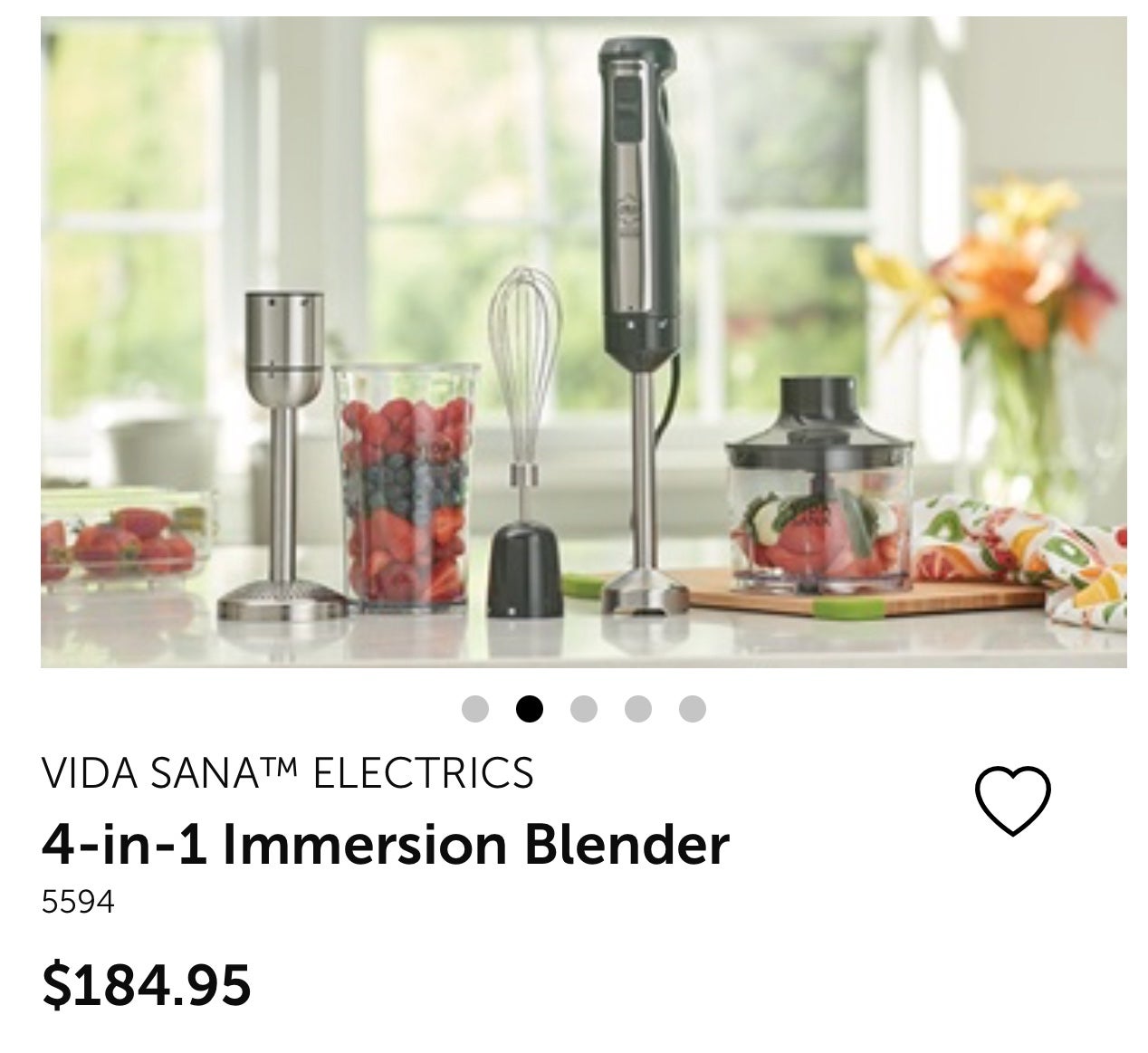 4-in-1 Immersion Blender Princess House