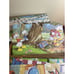 Vintage Walt Disney Kids Toy Cube Box Made In France 15 Cubes Complete