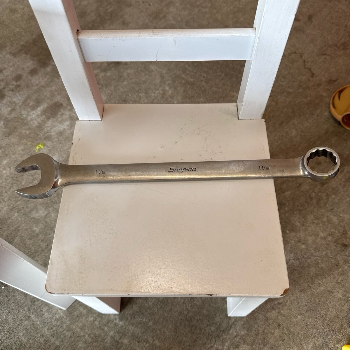 Snap On 1-1/8 12-Point SAE Flank Drive Combination Wrench