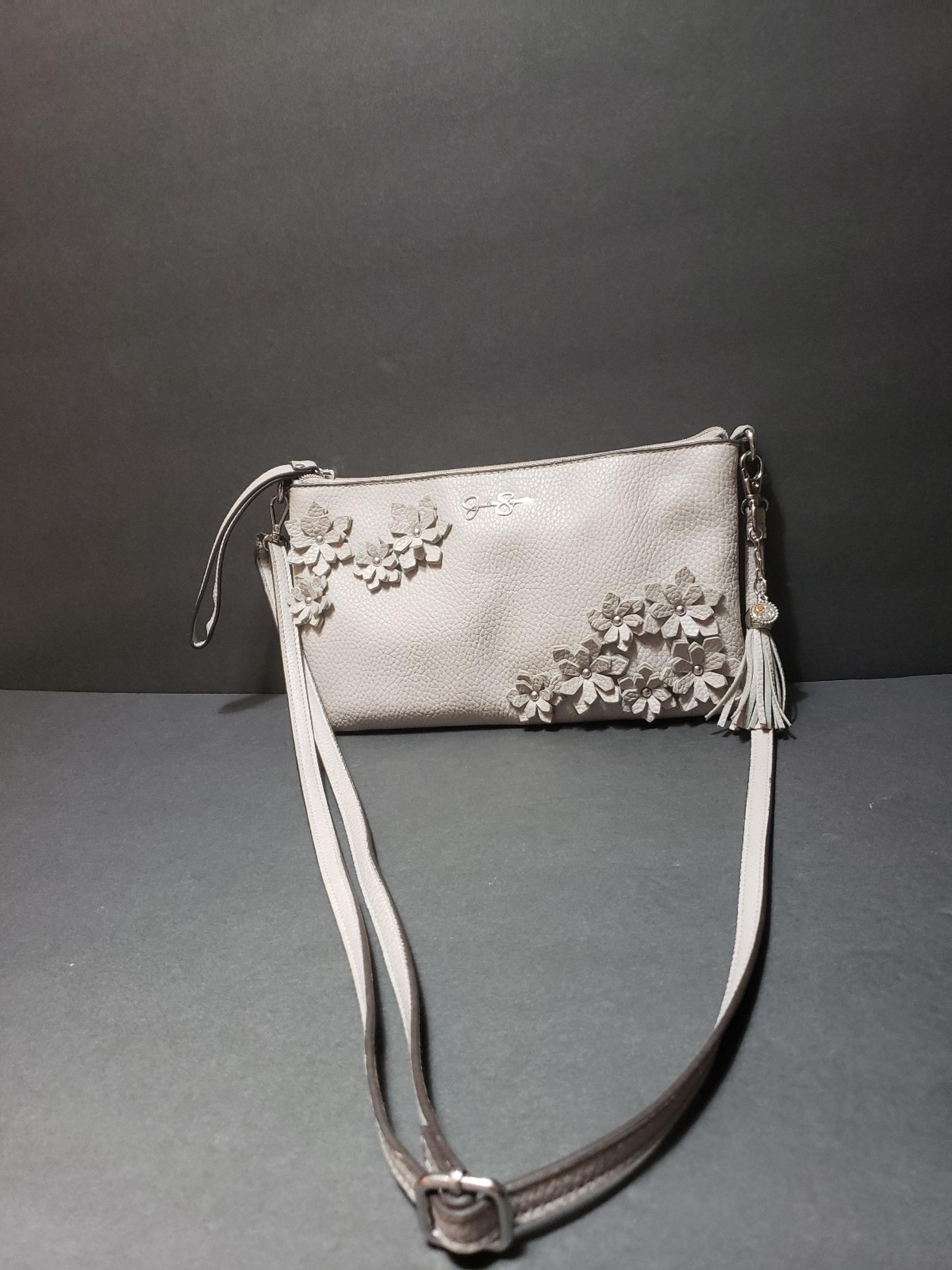 JESSICA SIMPSON Faux Leather Crossbody/Clutch/Wristlet