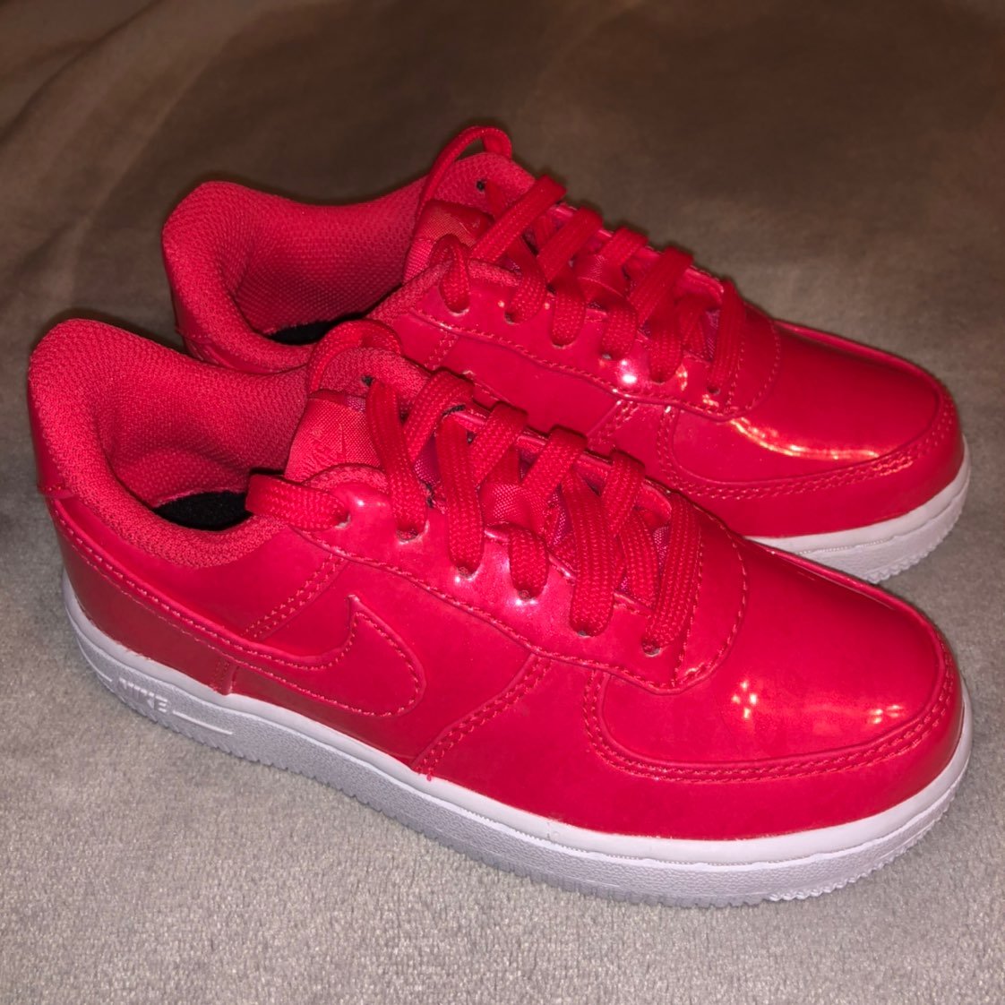 KIDS PATENT LEATHER AIR FORCE 1 SIREN RE