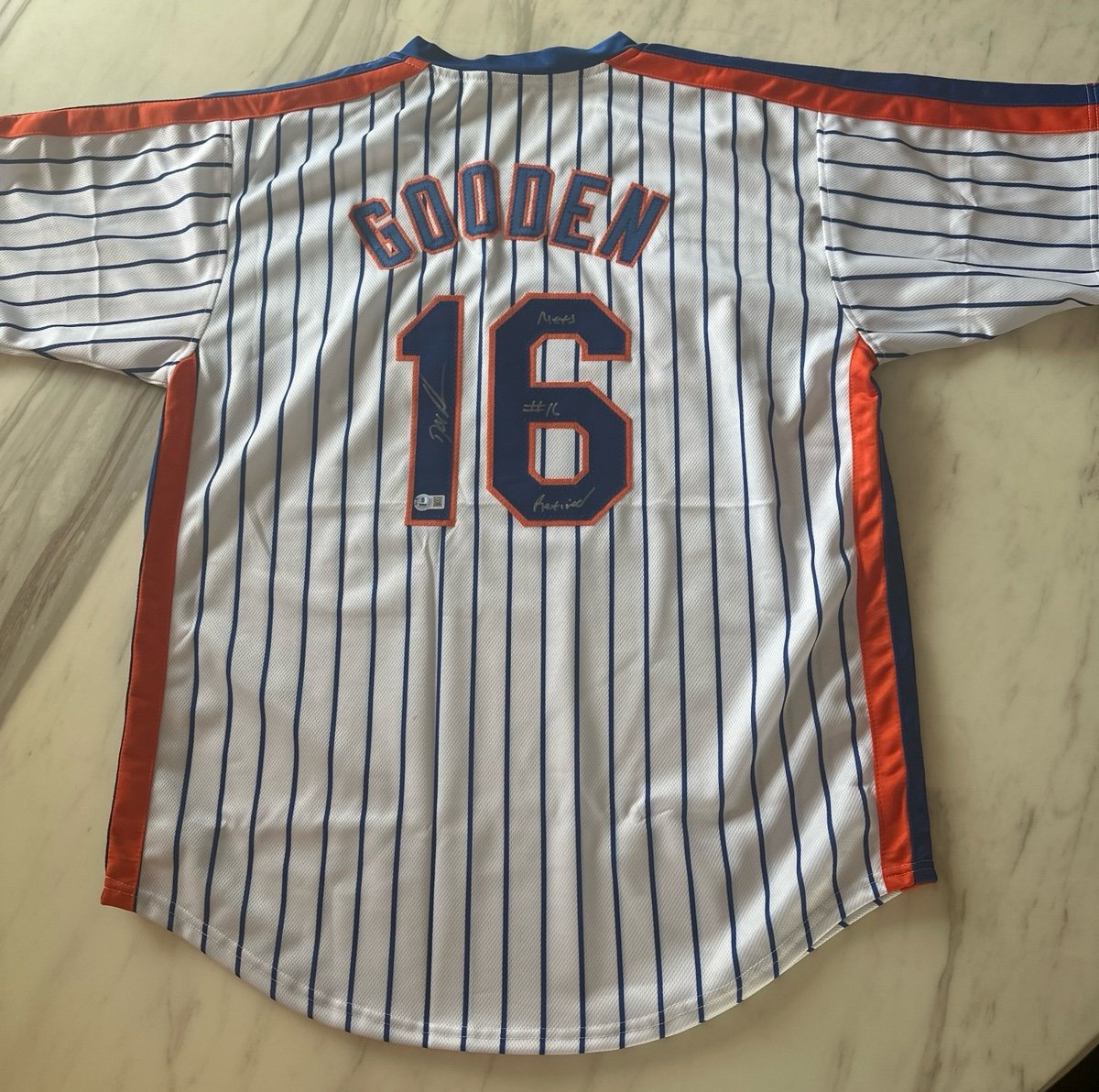 Dwight “Doc” Gooden Signed Jersey (Beckett)
