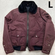 Spiwack Reversible Bomber Jacket, Burgundy and Black, Size L, Excellent Condition.