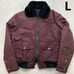 Spiwack Reversible Bomber Jacket, Burgundy and Black, Size L, Excellent Condition.