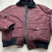 Spiwack Reversible Bomber Jacket, Burgundy and Black, Size L, Excellent Condition.
