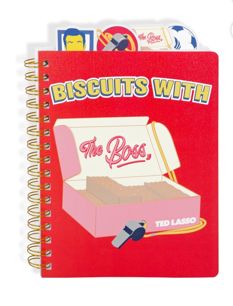 Set of 2 Warner Bros. Ted Lasso Poly Tab Journal Notebook, Ages 6+ - detail