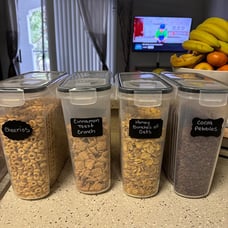 Kitchen Cereal Containers Storage 4 Liter Pack of 4