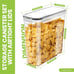 Kitchen Cereal Containers Storage 4 Liter Pack of 4