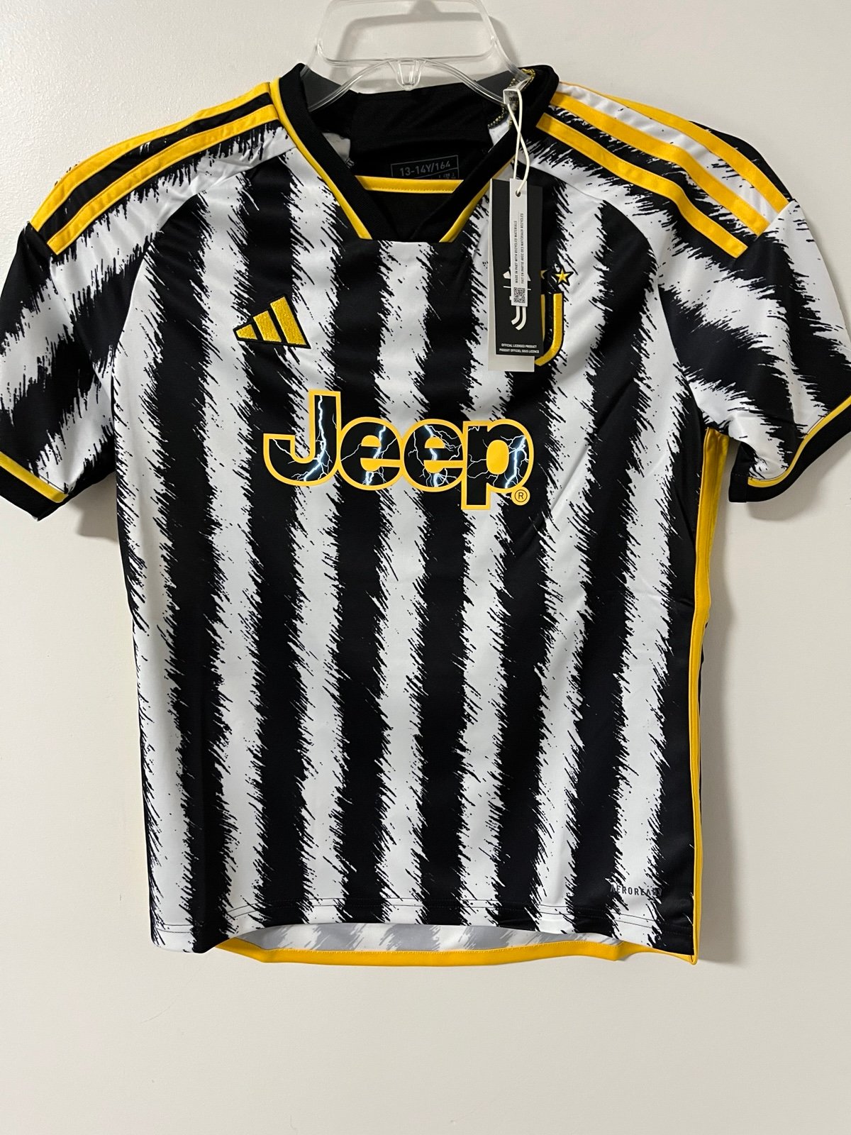 Juventus Adidas Official Home Stadium Jersey Youth Size 13/14Y Large NEW