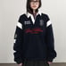 Bad Blood Navy Polo Shirt Long Sleeve 1991
