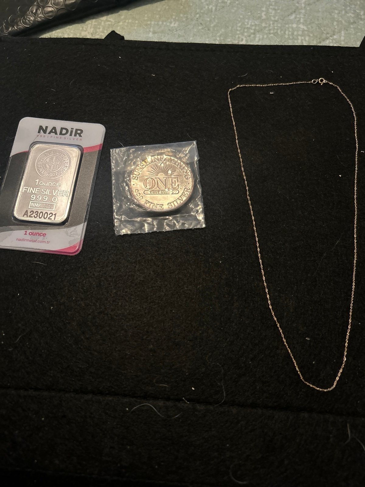 Silver and gold lot (send offer)