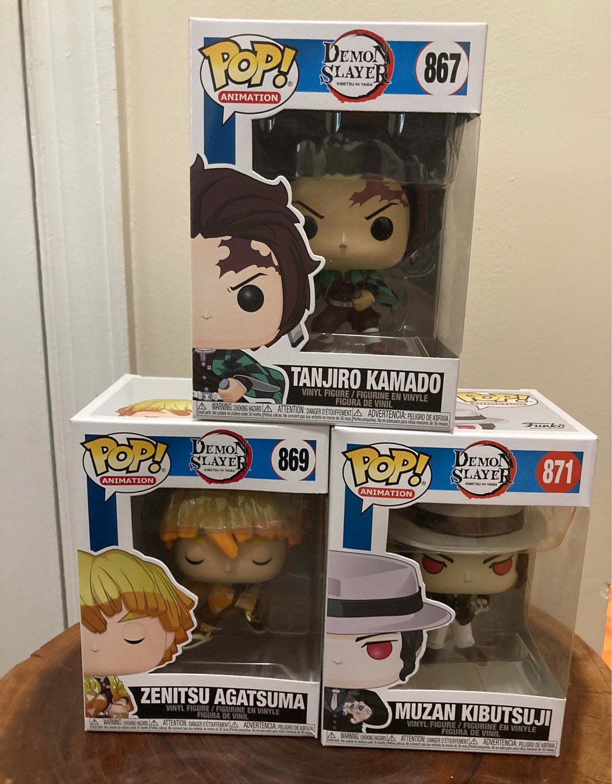 Funko Pop Demon Slayer 3 Pack Lot