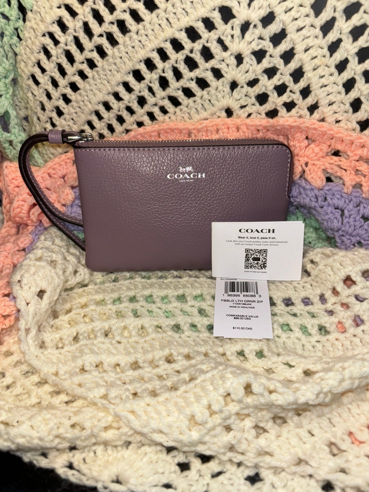 *^*Coach Wristlet*^*^ Lavender