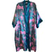 Vintage Victoria's Secret Gold Label Women's Floral Bathrobe One Size Pink Green