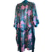 Vintage Victoria's Secret Gold Label Women's Floral Bathrobe One Size Pink Green