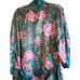 Vintage Victoria's Secret Gold Label Women's Floral Bathrobe One Size Pink Green